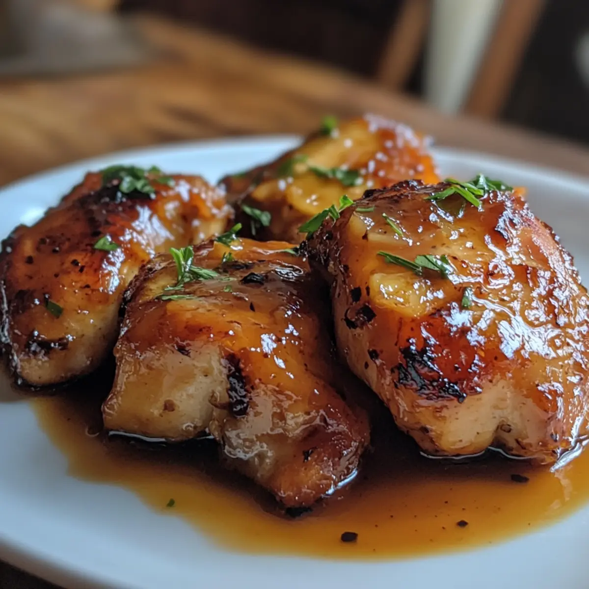 Brown Sugar Pineapple Glazed Chicken