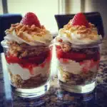 Strawberry Shortcake Parfait Jars