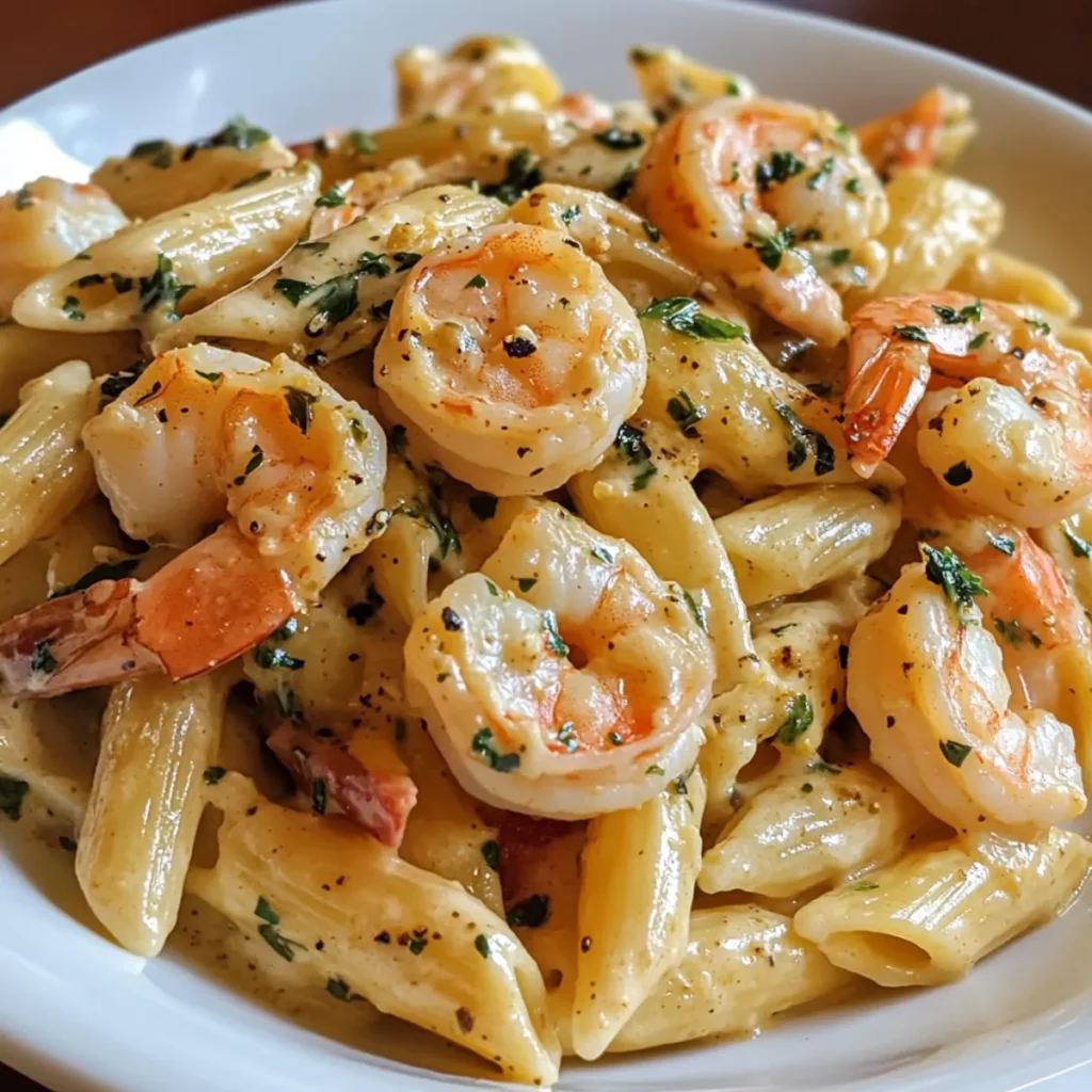 Creamy Tuscan Shrimp Pasta