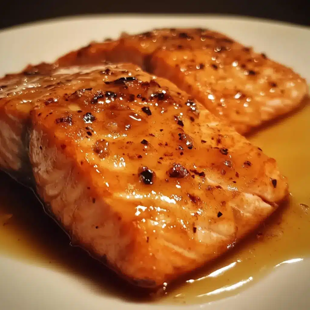 Maple Glazed Baked Salmon