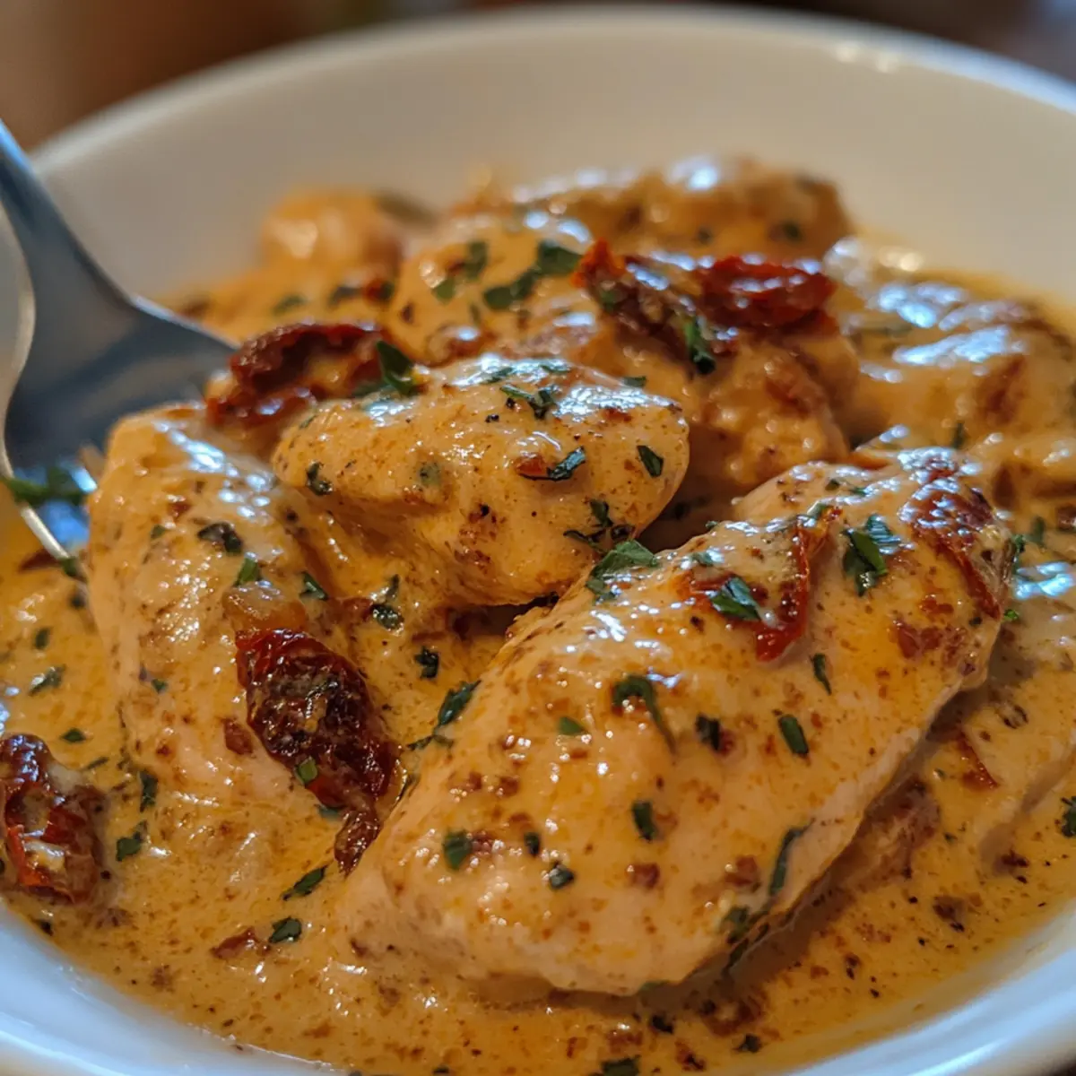 Creamy Sun Dried Tomato Chicken