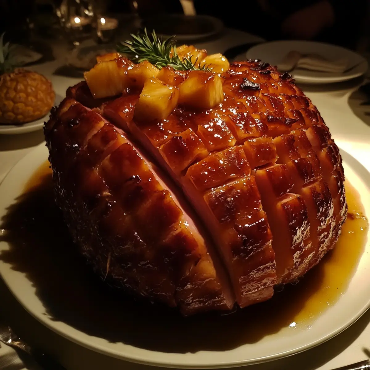 Brown Sugar Pineapple Ham Glaze