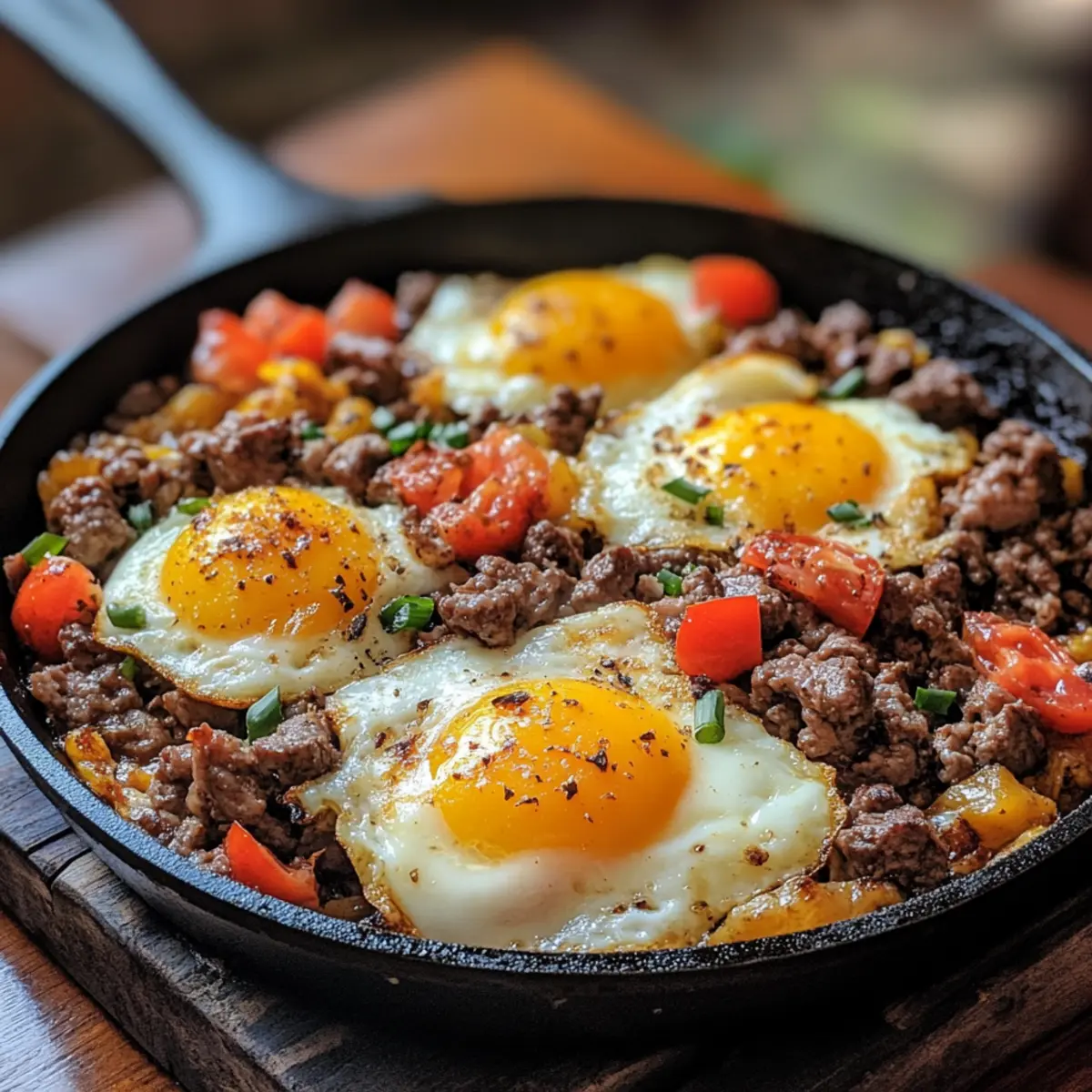 Beef and Egg Breakfast Skillet