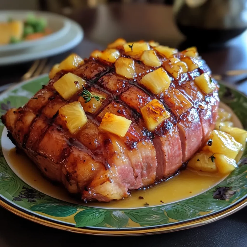 Brown Sugar Pineapple Ham Glaze