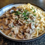Savory Mushroom Beef Stroganoff Dinner