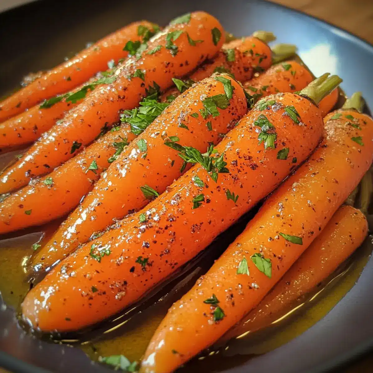 Maple Dijon Glazed Carrots