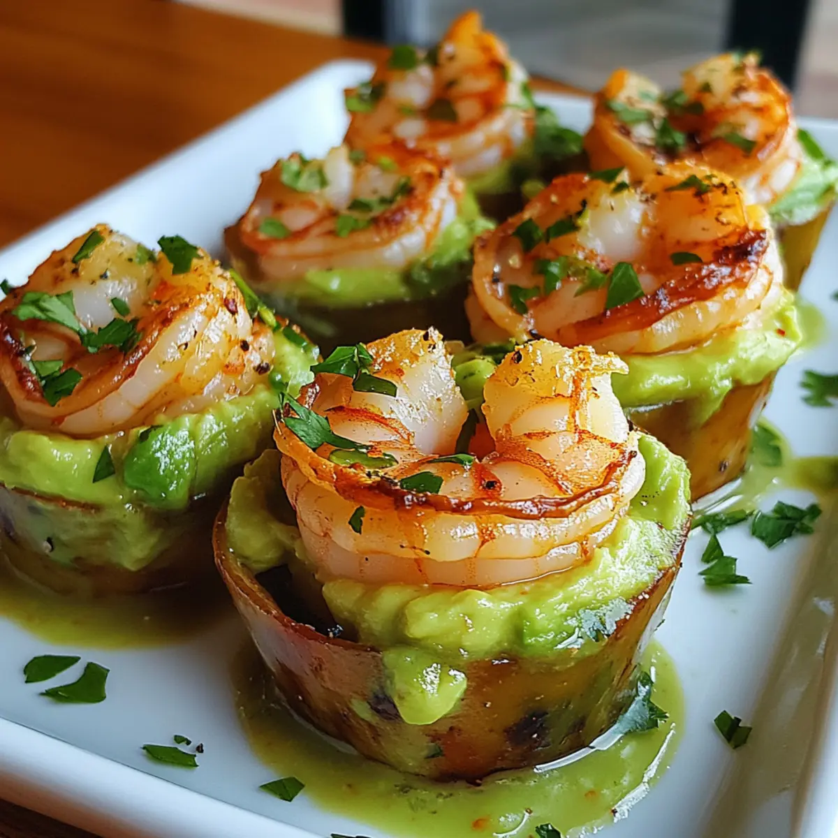 Creamy Avocado Shrimp Cups