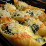 Spinach and Cheese Stuffed Shells