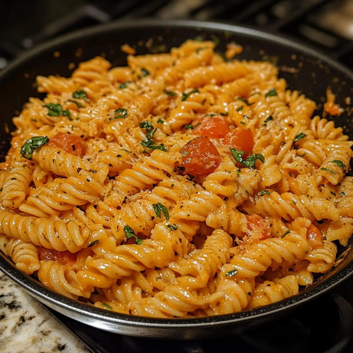 One Pot Creamy Tomato Pasta