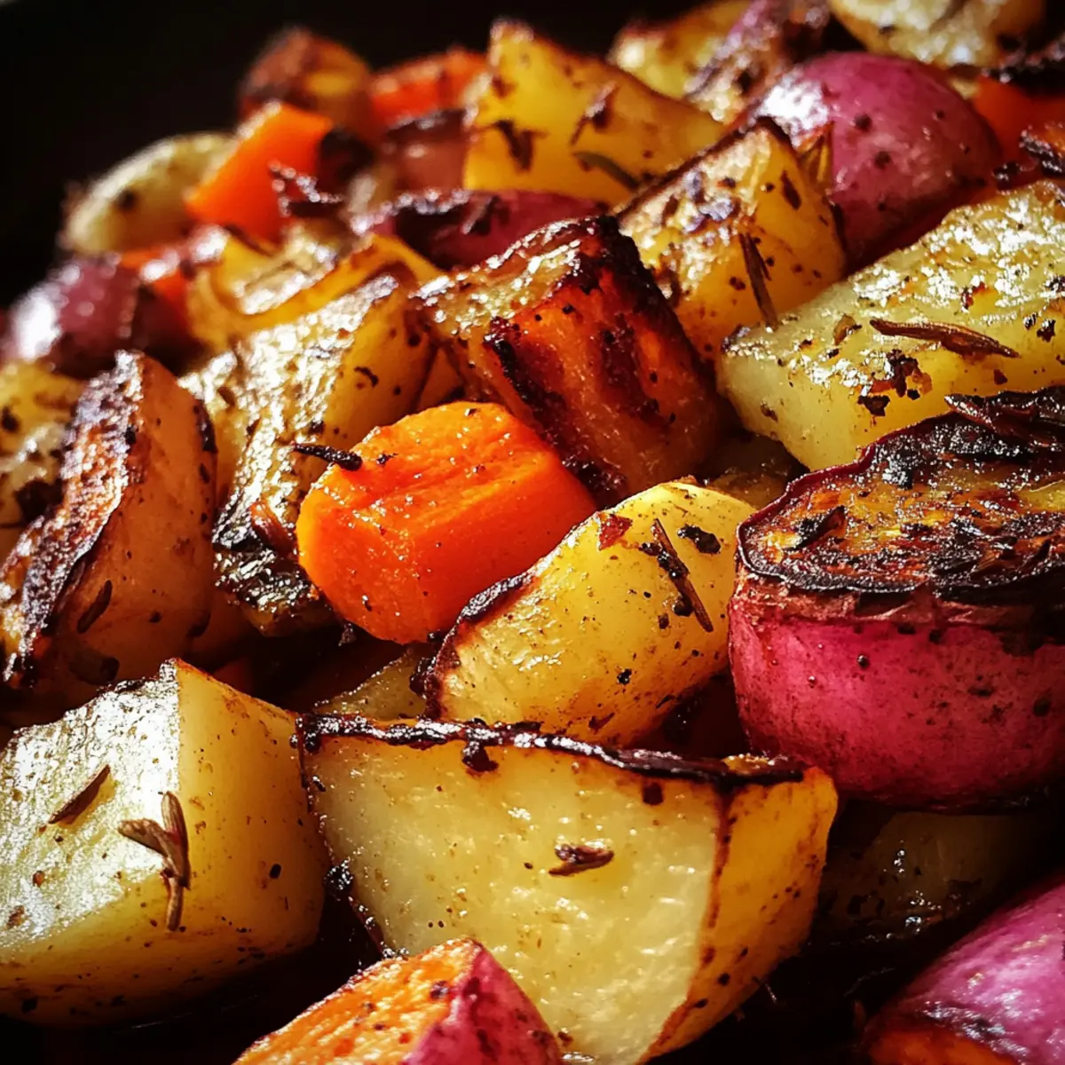 Honey Roasted Root Vegetables