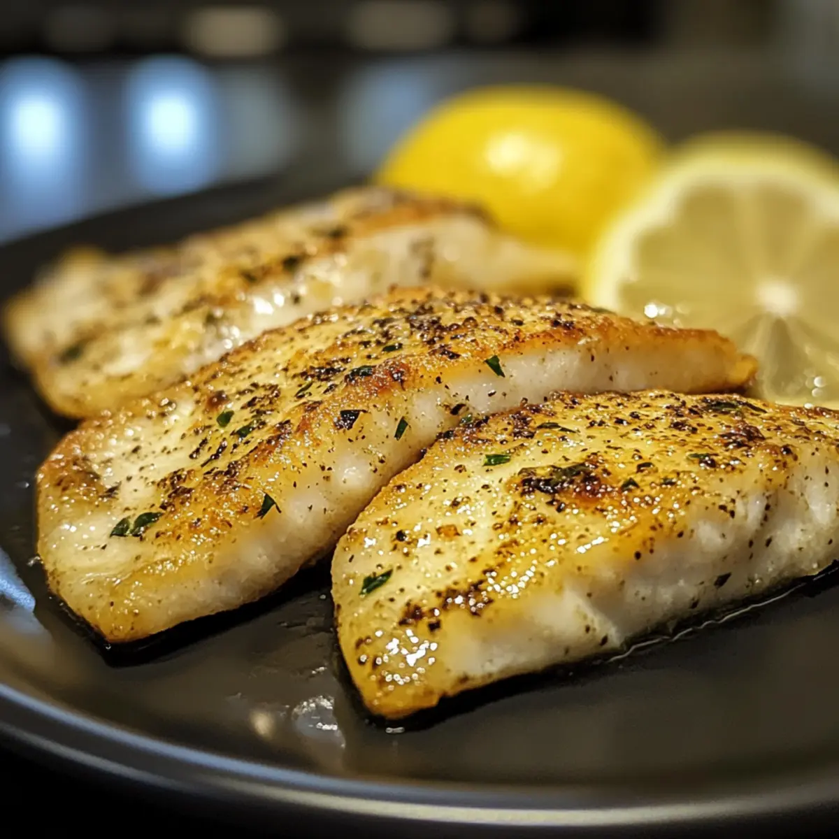 Lemon Garlic Butter Tilapia