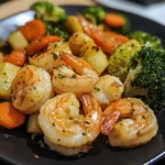 Garlic Butter Shrimp and Vegetables