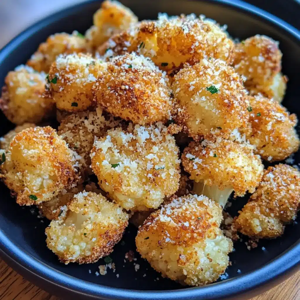 Crispy Cauliflower Parmesan Bites