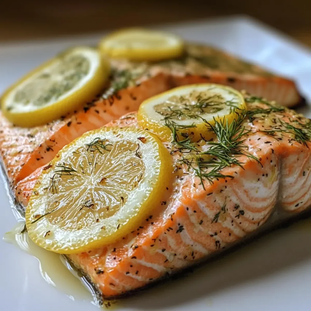 Baked Lemon Dill Salmon