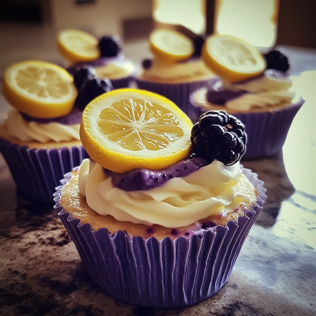 Blueberry Lemon Cream Cups