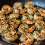 Garlic Butter Shrimp Skillet Bites