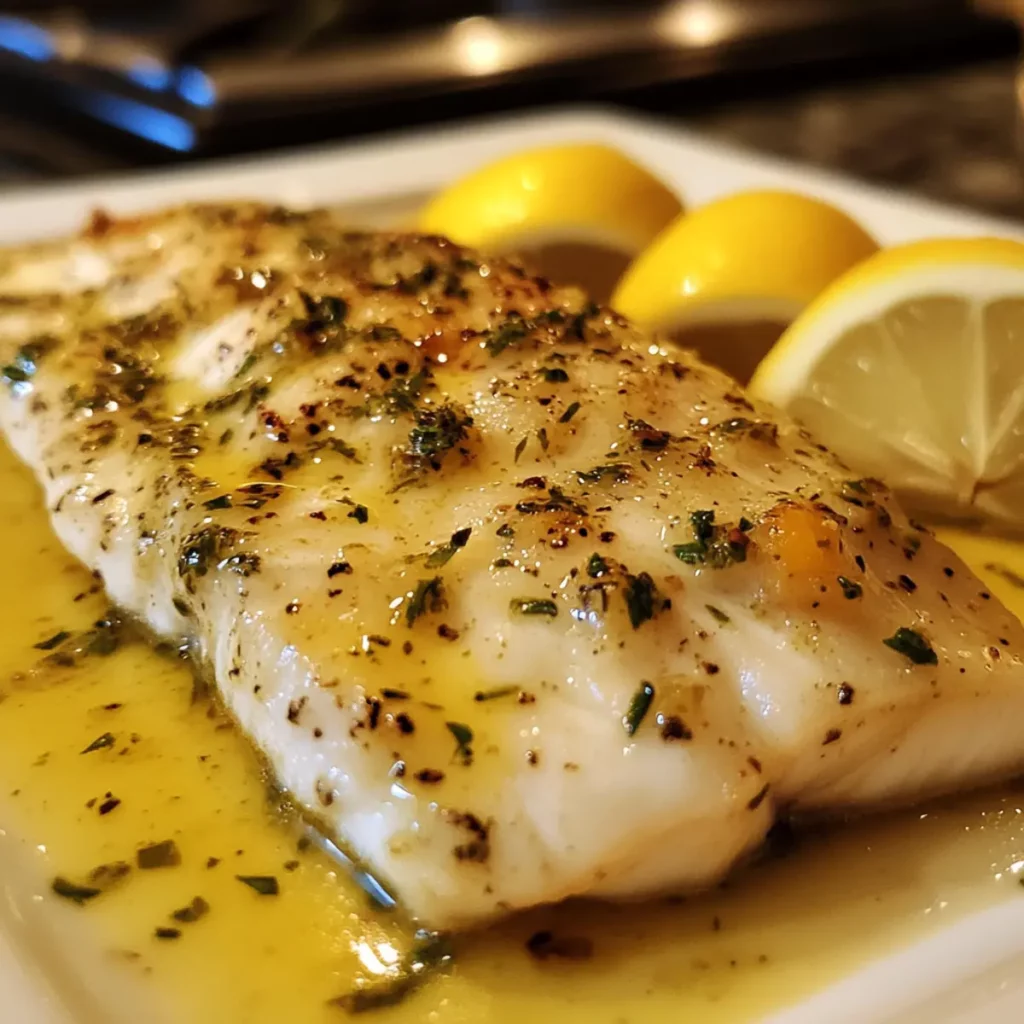 Lemon Herb Baked Fish Fillet Dinner