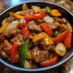 Beef Pepper Onion Stir Fry