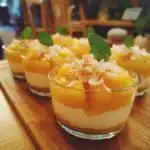 Mango Coconut Jelly Dessert Cups