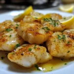 Lemon Butter Garlic Fish Bites