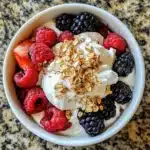 Greek Yogurt Berry Parfait Bowl