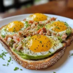Avocado Tuna Breakfast Toast