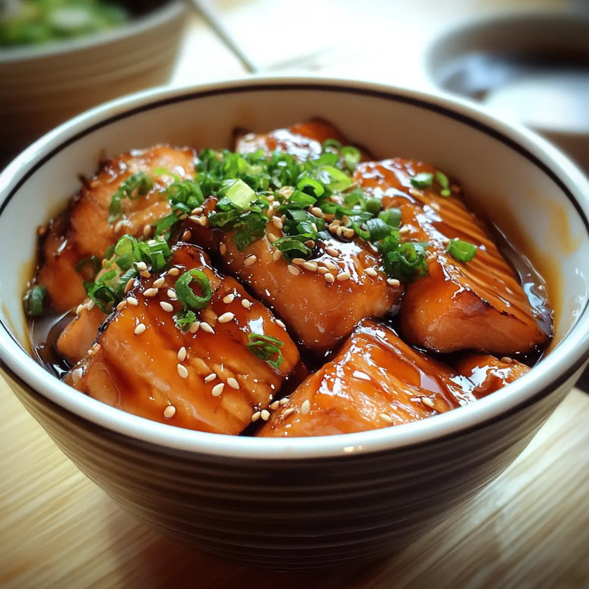 Sweet Soy Glazed Fish Bowl