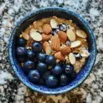 Blueberry Almond Overnight Oats Bowl