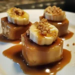 Caramel Drizzle Banana Dessert Bites