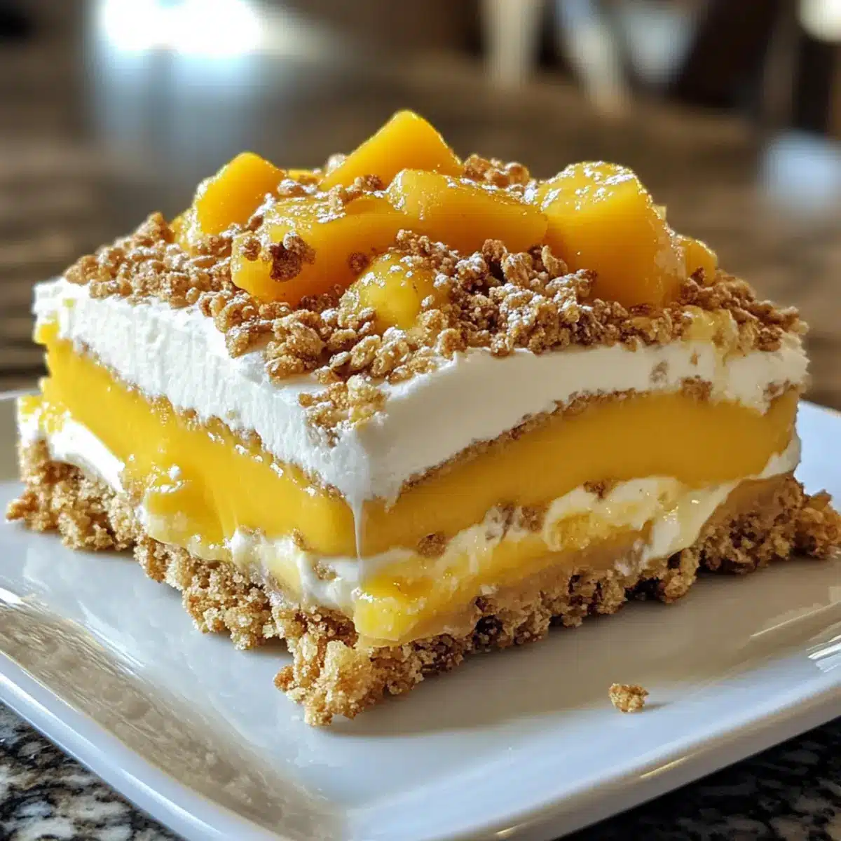 Easy Mango Graham Dessert Layers
