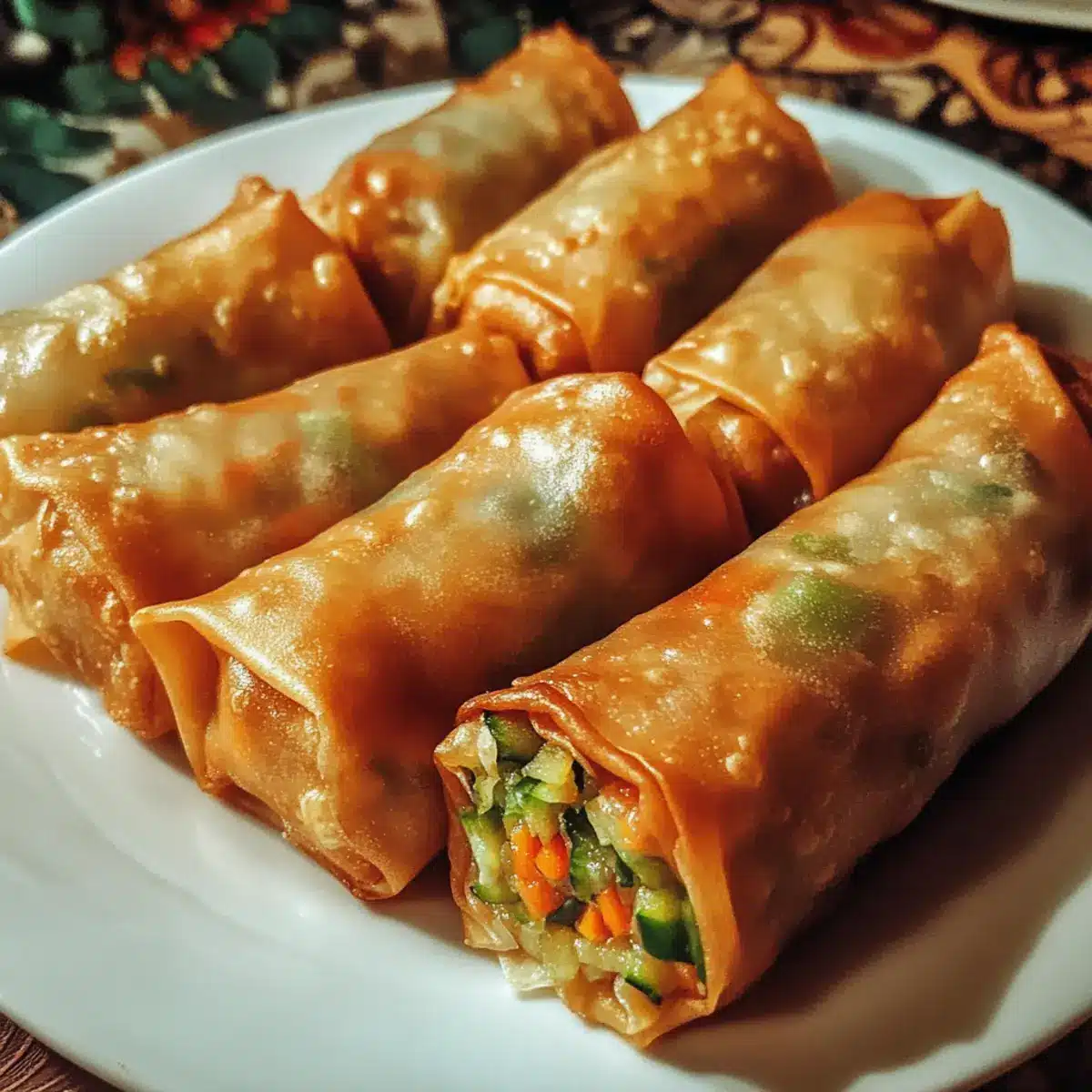 Crispy Vegetable Spring Rolls