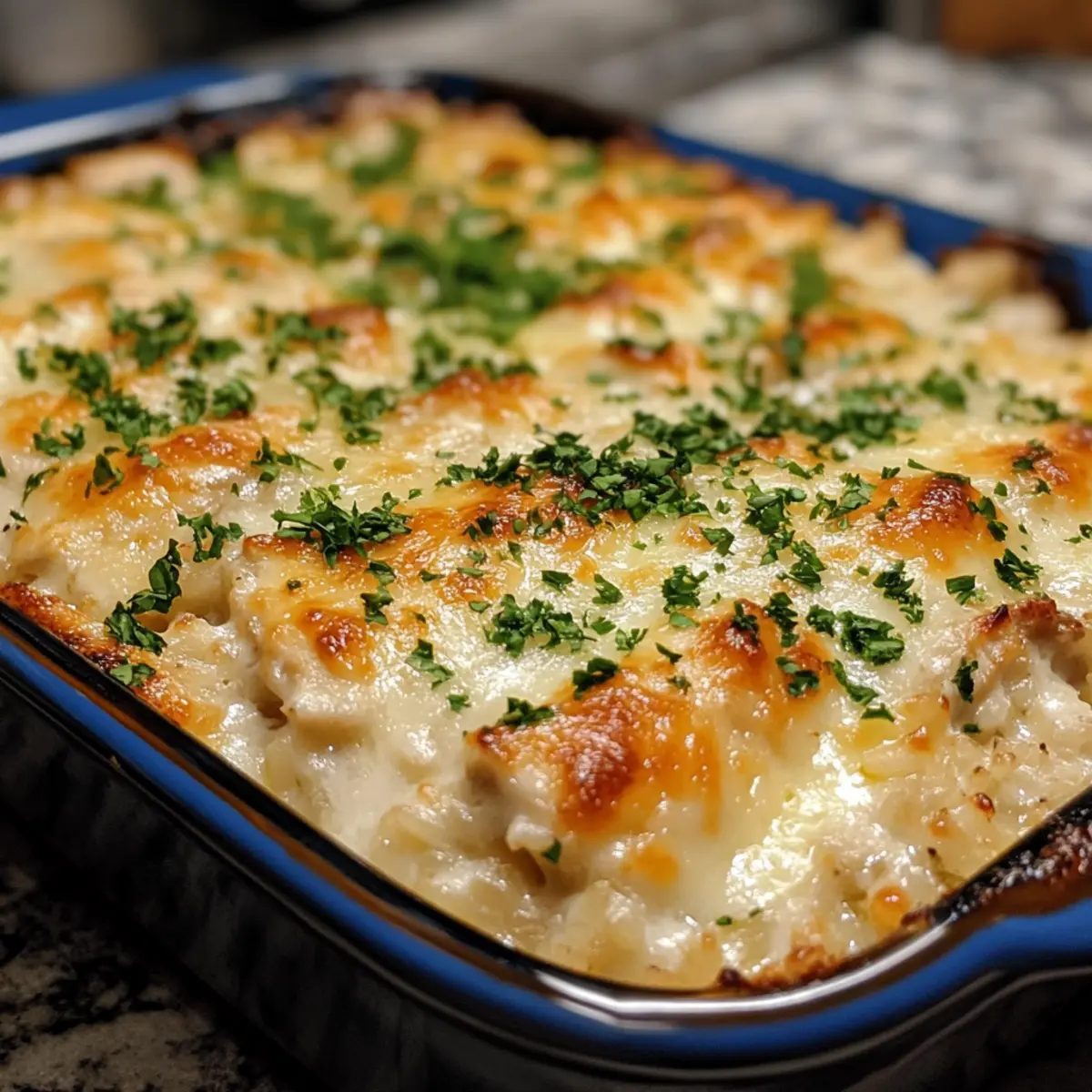 Cheesy Chicken and Rice Bake