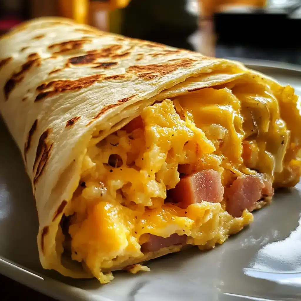Cheesy Ham-Free Breakfast Wrap