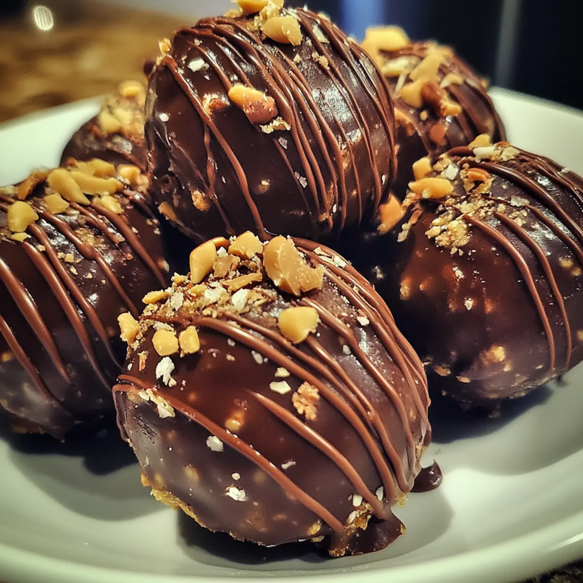 Simple Choco Peanut Butter Dessert Balls