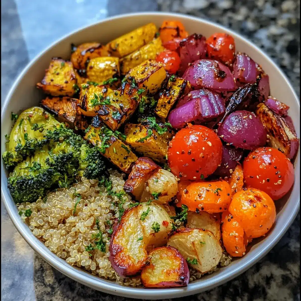 Roasted Vegetable Quinoa Power Bowl