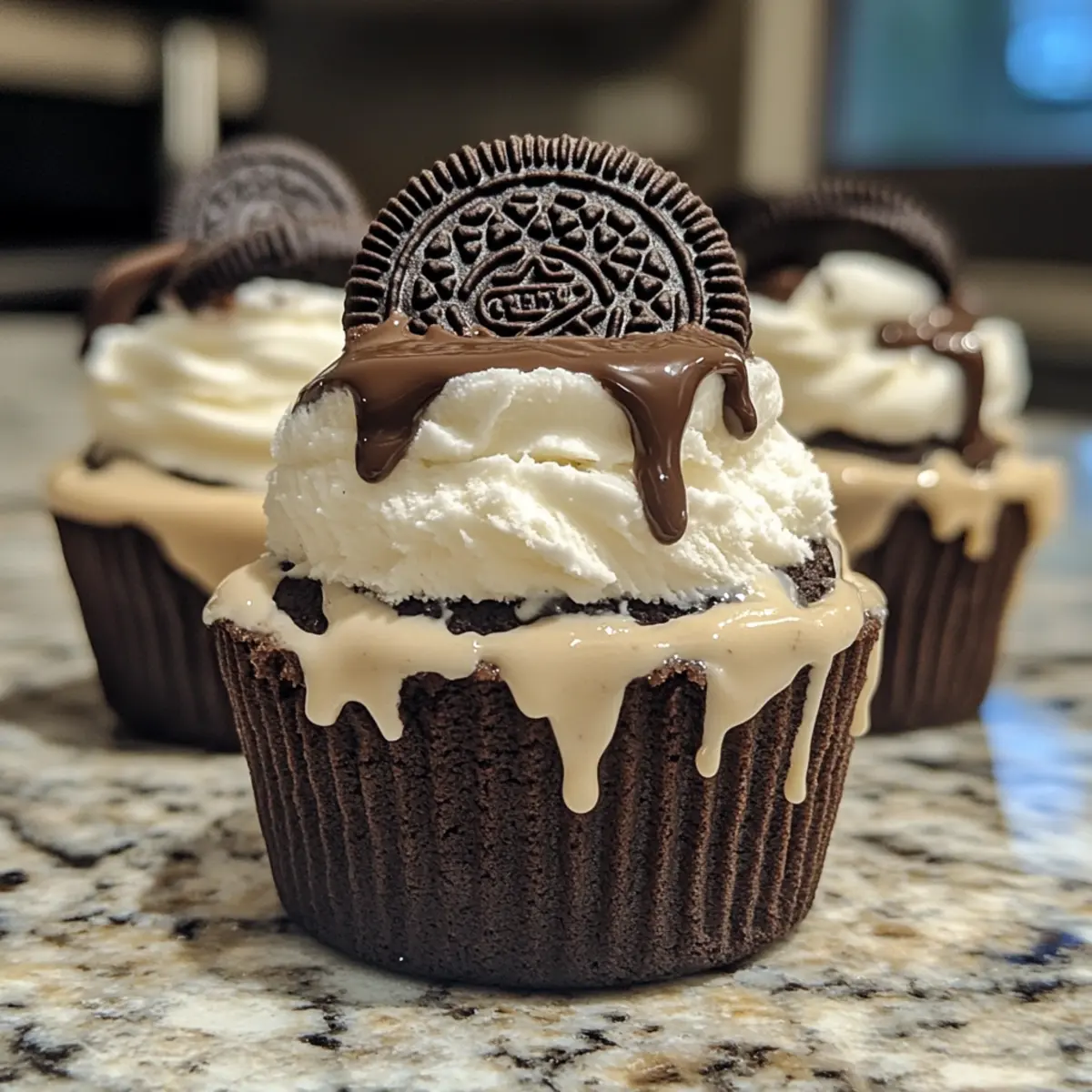 Oreo Ice Cream Cookie Cups