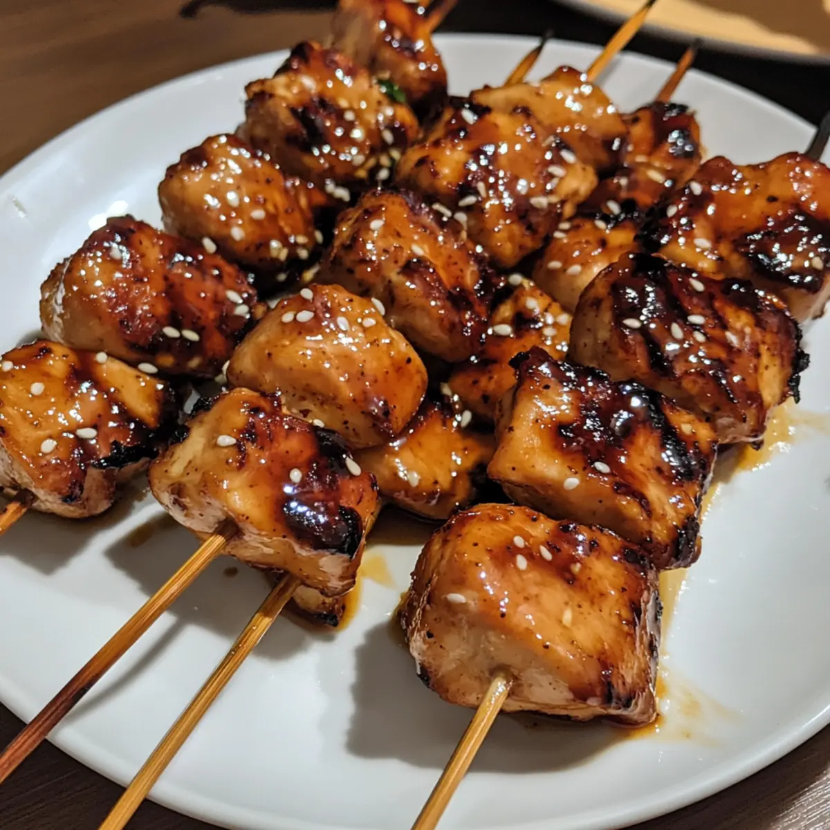 Sweet Heat Honey Chicken Skewers