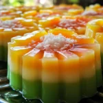 Mango Coconut Jelly Easter Cups