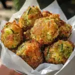 Crispy Zucchini Fritter Bites
