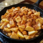 Quick Apple Cinnamon Skillet Dessert