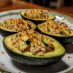 Creamy Tuna Stuffed Avocado Bites