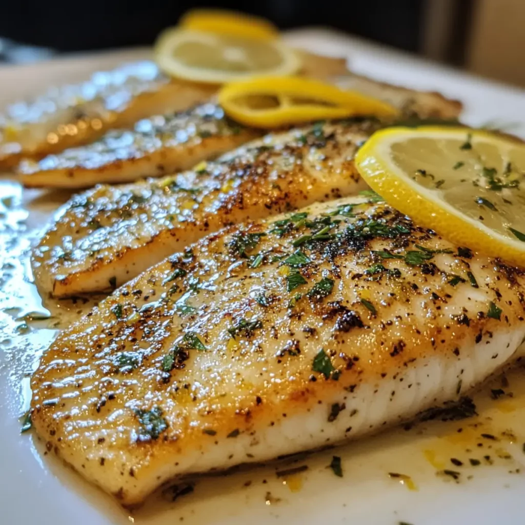 Baked Lemon Herb Tilapia Fillets