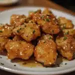 Garlic Butter Honey Chicken Bites